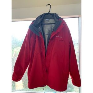 Columbia Jacket-Red